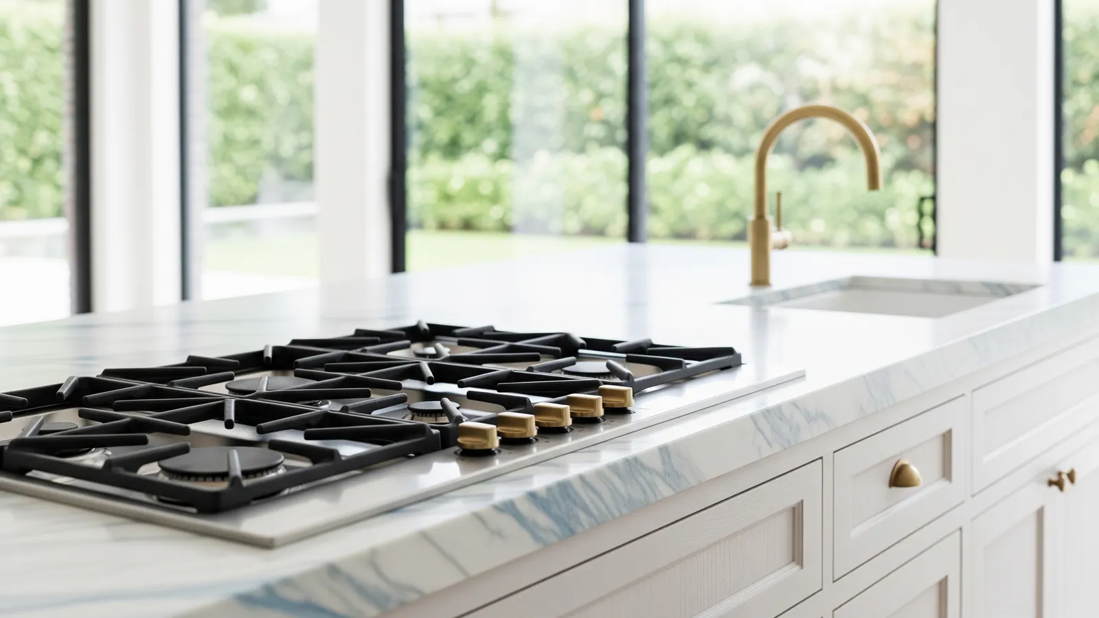 Gas and electric range