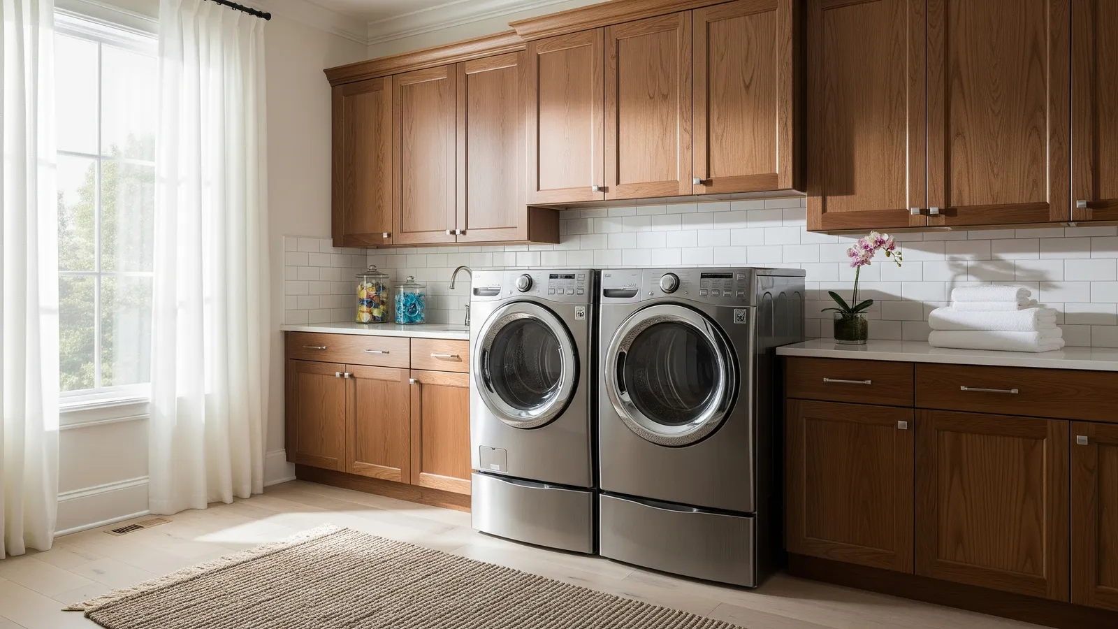 Washer and dryer
